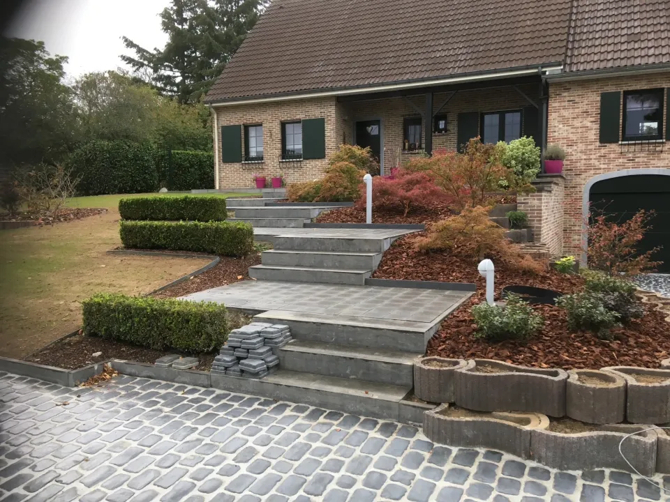 chemin d’accès maison