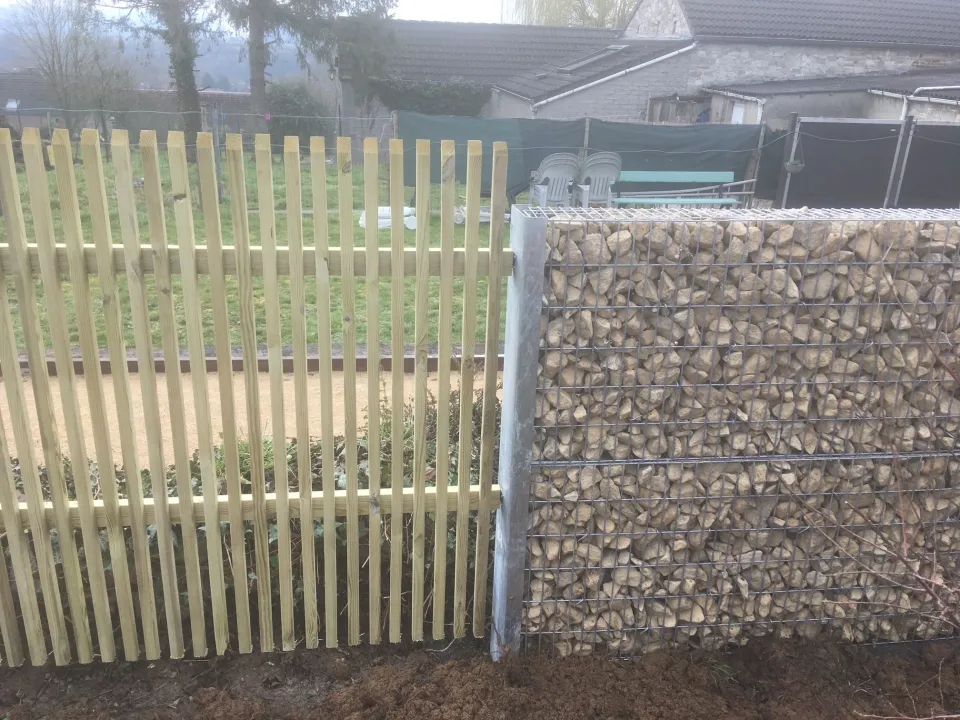 mur d’aménagement extérieur