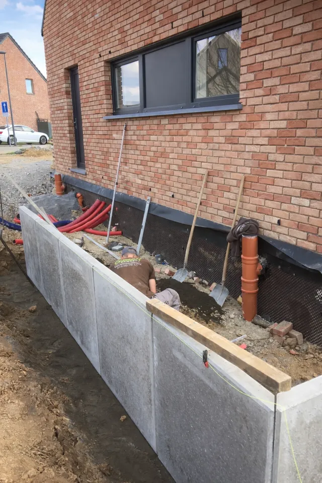 mur de soutènement en béton