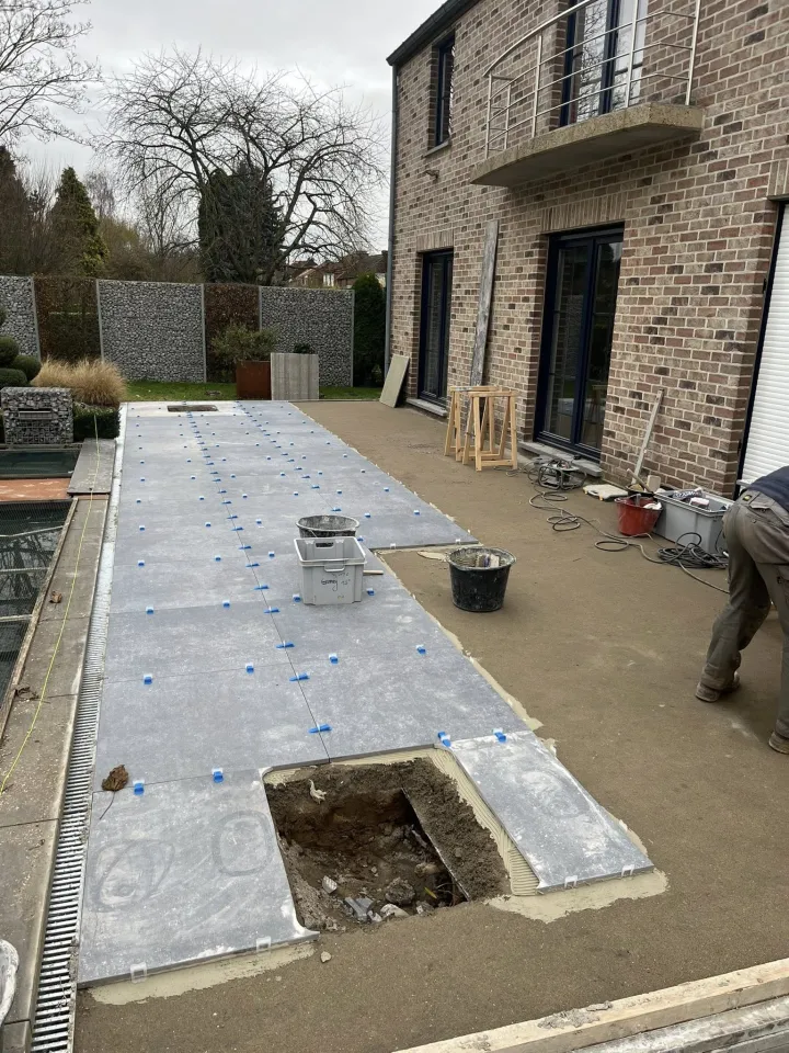 dallage de terrasse extérieure par Green Concept