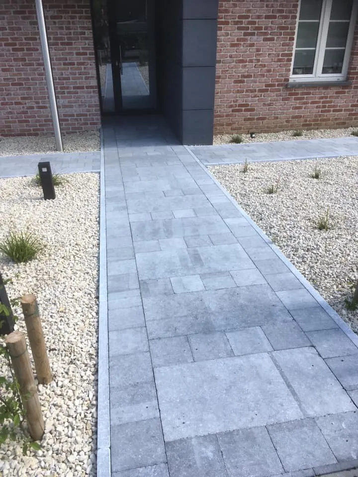 réalisation pavage allée à Saint Georges par Green Concept