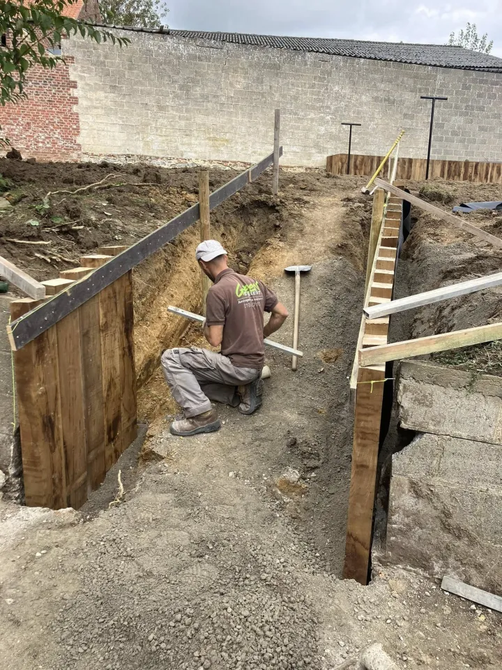 réalisation allée à Waremme par Green Concept